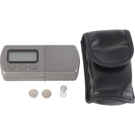 Balance de force de stylet numérique professionnelle pour tourne-disques LP - Échelle de mesure précise pour cellules MC/MM, design noir haut de gamme
