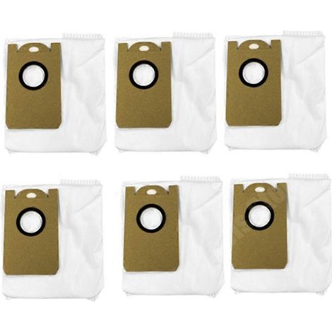6PCS Sac à poussière pour ABIR R30 Robot Aspirateur de remplacement pièce détachée Dust Garbage Bags (1/5)