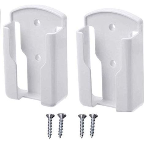 Support mural lot de 2 pour télécommandes TV et climatisation – fixation discrète, design moderne, compatible tous modèles (1/4)