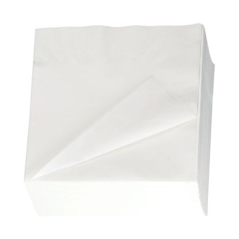 Serviette de table Tork ouate blanche 2 plis 39 x 39 cm - Paquet de 150 (1/5)