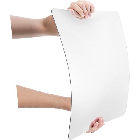 Miroir Acrylique Incassable 40X40Cm Adhésif pour Décoration Murale Salle de Sport et Chambre 1 Pièce (1/5)