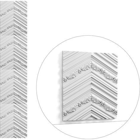 Panneau mural 3D CHEVRON W130 - L200 x H2 x l40 cm - ORAC DECOR (1/5)
