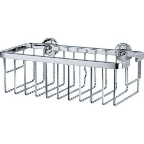 tesa 40201-00000-00 ALUXX Duschkorb  Klebstoff  Chrom (glänzend) (1/10)