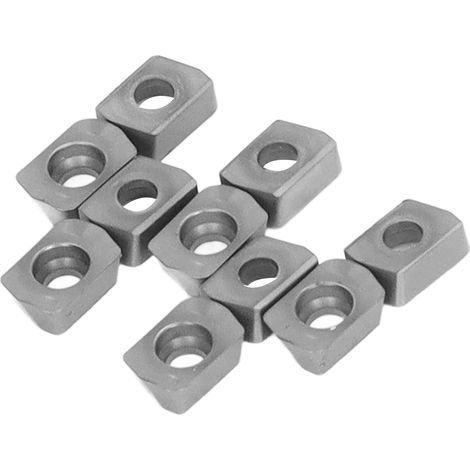 10 Cartes de Coupe Carbure Revêtues Pastilles de Tournage Indexables Outil de Fraisage pour Tour Type Clip LPGT010210ER-GM (1/5)