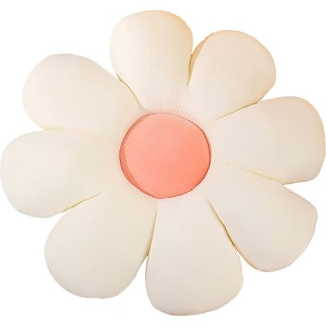 1 Coussin sol fleuri, peluche douce, motif floral, coton PP, chambre enfant salon (1/5)