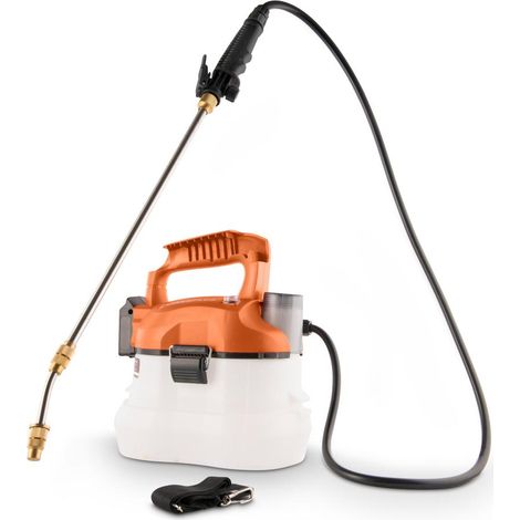 Powerplus Dual Power Pulvérisateur à Batterie POWDPG80400 - Pulvérisateur à Pression de 20 V avec Lance Téléscopique, Pression de 5 Bars et Débit de 500 ml/min., Capacité de 4 l, Outillage de Jardin (1/10)