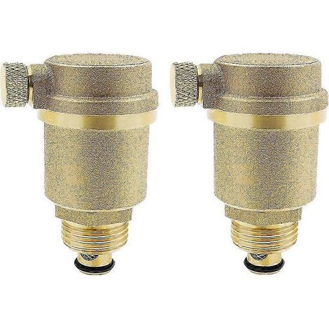 Lot de 2 purgeurs automatiques rapides DN15 pour chauffe-eau solaire. (1/5)