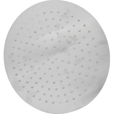 Pomme de douche à effet pluie ronde 12 pouces acier inox SUS304 raccord G1/2 ultra fine haute pression pulvérisateur de plafond salle de bain (1/5)