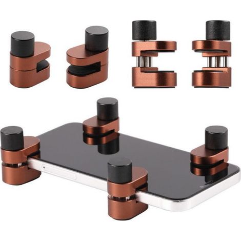 Etau De Montage LCD - Metal Resistant - Pour Smartphones Et Tablettes - Epaisseur 5-13 Mm - Lot De 4 (1/5)