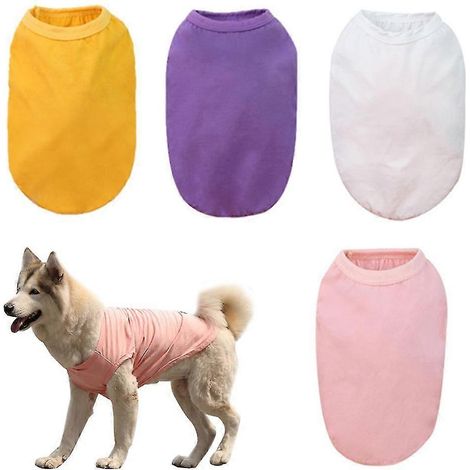 4 piezas de ropa para perros tipo chaleco (1/5)