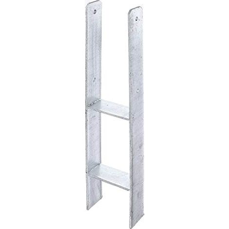 GAH Alberts H-supporto palo 121x300x600x60mm STA grezzo TZN - 213848 (1/4)