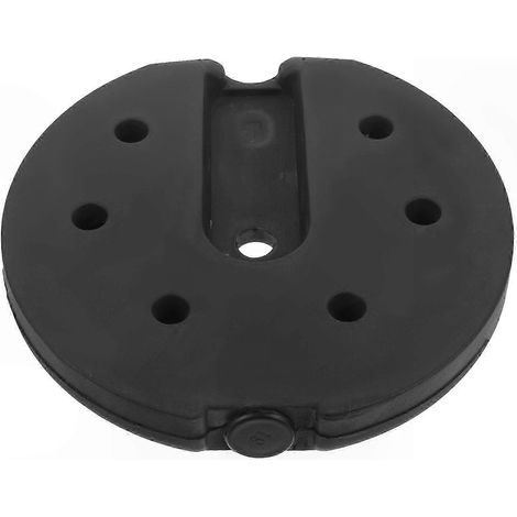 Socle de lampe sur pied en métal rond, design lesté sécurisé pour décoration intérieure, lot de 1 pièce (1/5)