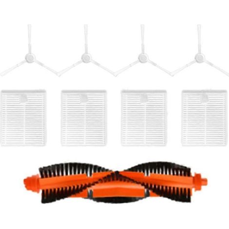 Lot de 9 pièces pour aspirateur robot E10 E12 B112 brosse principale et latérale filtre HEPA (1/5)