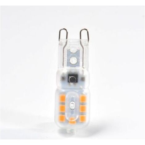 Ampoules LED G9, 3W Équivalent à Ampoule Halogène 30W, Blanc Chaud 3000K, 300LM, Économie d'énergie, Non-Flicker, Non-Dimmable, Paquet de 12 (1/5)