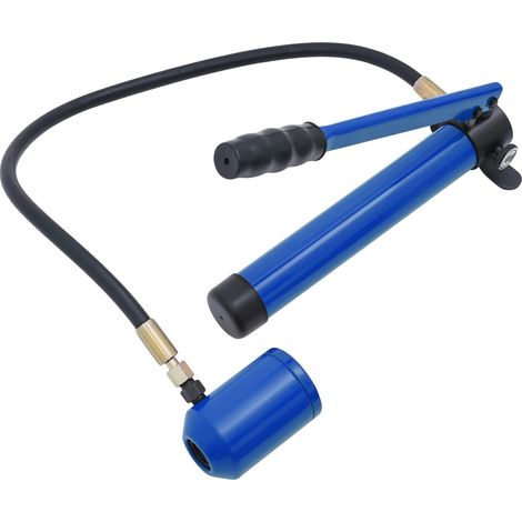 Jeu de poinçon hydraulique, construction durable, comprend 6 matrices, Bleu (1/2)