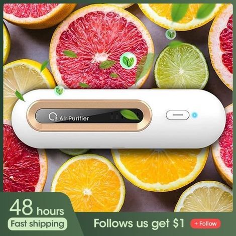 purificateur d'air,-Désodorisant de réfrigérateur, purificateur'air pour maison, voiture, chargeur Usb, toilettes pour animaux dome