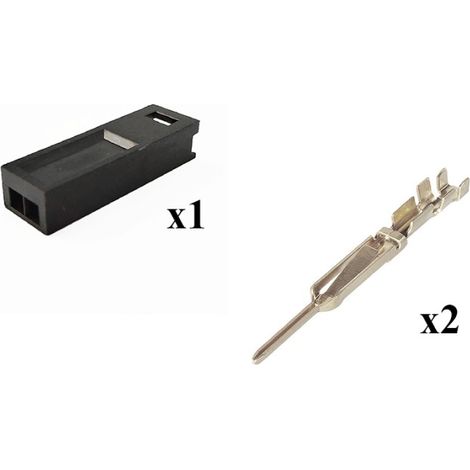 Kit Connecteur Modu 2 Mâle 2 Voies