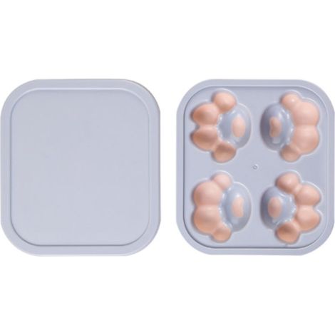 Eisform – Katzenpfotenform – lebensmittelechtes Silikon – 4 Fächer – 16,5 x 15 cm – 1 Stück (1/5)