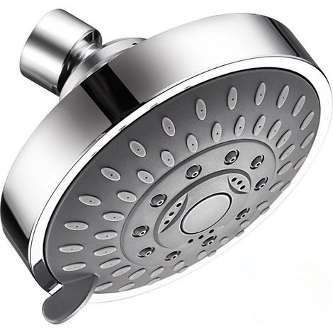 Concealed Five-speed Water-saving Shower Head 4-inch Small Shower Head with Adjustable Copper Ball Joint-1pcs (1/5)