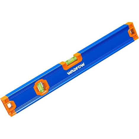 Nivel spirit WADFOW 80 cm, aluminio, 3 viales, ligero, funda incluida, precisión ± 0.5 mm/m