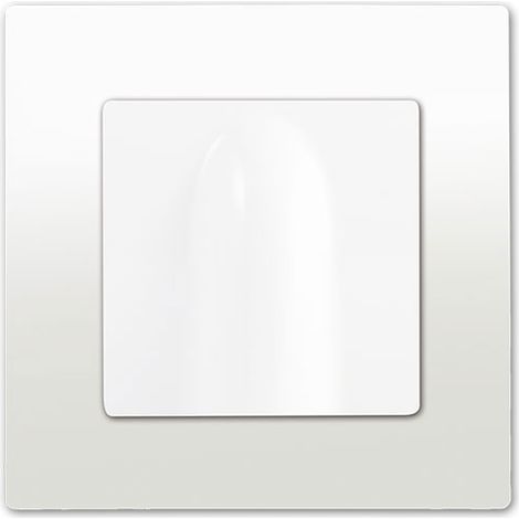 SIEMENS Sortie de câble blanc Delta Viva avec plaque blanche, design épuré et finition de qualité pour une installation électrique fiable et esthétique.