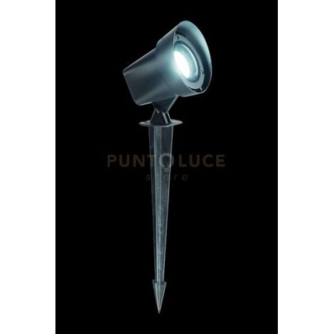 PALETTO GURU 1 LUCE ATTACCO GU10 NERO ORIENTABILE