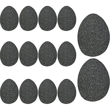 Paar rutschfeste Schuhclips, High-Heel-Aufkleber, Polster, Aufkleber, Gummi (schwarz) (1/5)