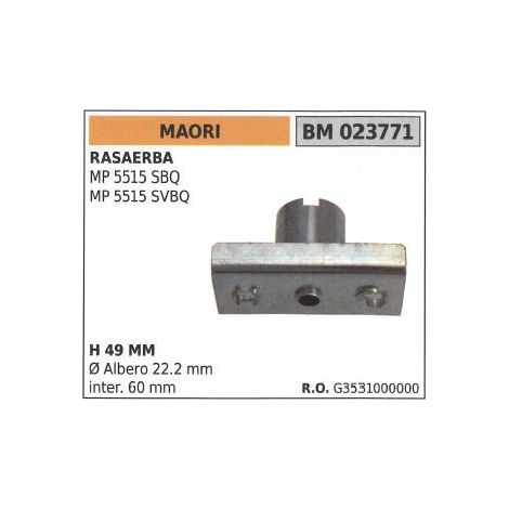 Supporto mozzo portalama rasaerba tagliaerba MP 5515SBQ maori 023771