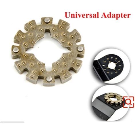 Adapter für ein alternatives Werkzeug, das Starlock-Sägeblätter in OIS-Universal-Sägeblätter umwandelt. (1/5)