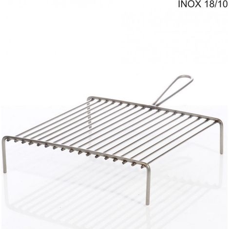 GRIGLIA TONDINO INOX CM 70 70X35