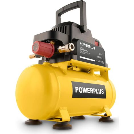 Luftkompressor Powerplus powx17215 750W 6 Liter