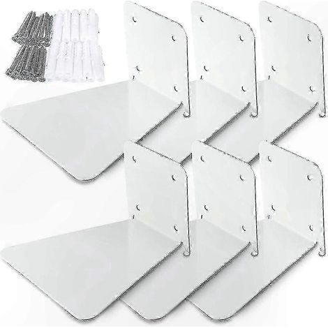 Un ensemble d'étagères murales suspendues à perforations, convenant à la fois au rangement et à la présentation d'objets. (1/5)