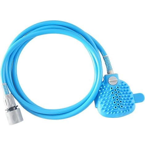 Buse de douche en silicone pour animaux de compagnie, outil de massage pour chiens et chats, usage intérieur et extérieur, accessoire de douche multifonctionnel (1/5)