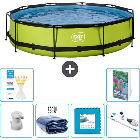 Exit Pool Rund - 360x76 cm - 7-teilig S319