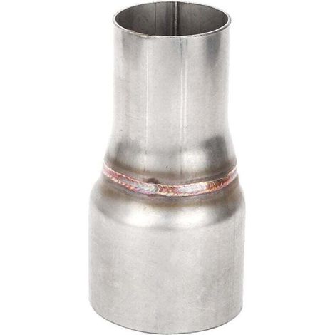 Adaptateur de tuyau d'échappement Erpipe, Yctze 63 mm/2,5 pouces à 45 mm/1,75 pouces tuyau de raccordement de réducteur d'échappement tuyau de couplage droit standard avec trou réducteur de tuyau d'éc (1/4)