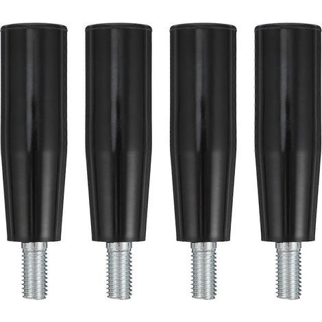Drehgriffe für Drehbank, Kurbel, Gewindegriff, Drehgriffe – 10 x 2,5 cm – Schwarz (1/3)