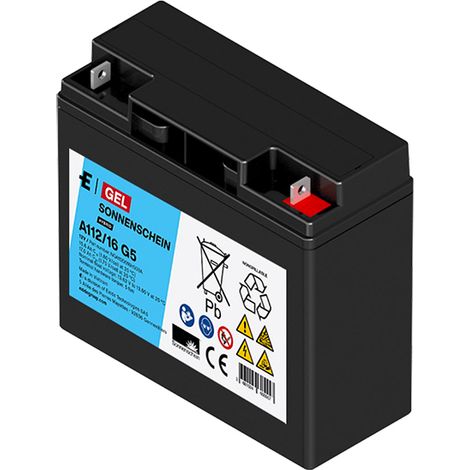 Sonnenschein - Batterie plomb etanche gel A112/16 G5 12V 17Ah M5-M