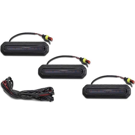 Getönte, bernsteinfarbene LED-Frontpositionsleuchten für den Kühlergrill (Modelle 2021-2023) (1/5)