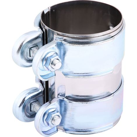 Connecteur de tuyau Catback de silencieux de collier de serrage de bande d'échappement de Turbo d'acier inoxydable de 2.5 pouces avec des boulons (1/5)