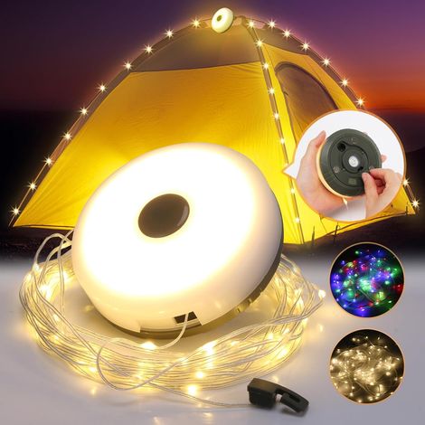 10 m LED Camping String Lights, Army Green (1/5)