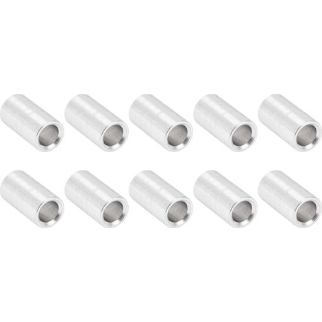 10 Entretoises en Aluminium Diamètre 6mm Longueur 10mm pour Montage Électronique et DIY