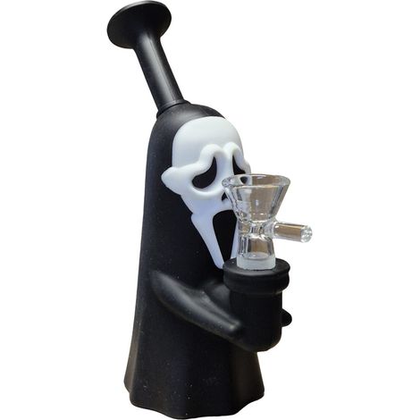 Scream Schwarze Silikonbong 16,5 cm (1/3)
