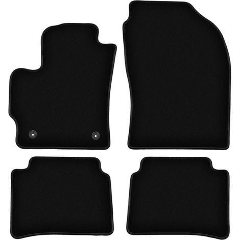 Tapis de sol BASIC en velours noir pour : Toyota Corolla E21 break/berline (2019-)