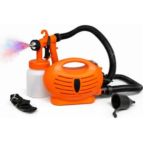 Pistola a Spruzzo Elettrica per Verniciare 650W 800ML Compressore a Tracolla