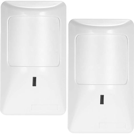 2pcs Filaire Double Technologie De Mouvement Infrarouge Et Micro-Ondes Detecteur Mural Mounted Immunite Pir Detecteur De Mouvement Pour Animaux Accueil Securite Anti-Intrusion Systeme D'Alarme (1/5)