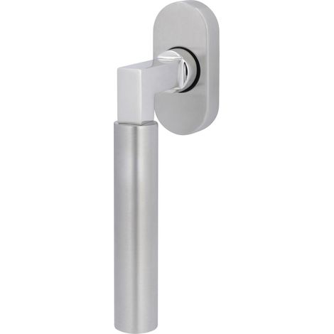 Südmetall Fenstergriff Solid 2 Edelstahl poliert/satiniert 35-40 mm silber