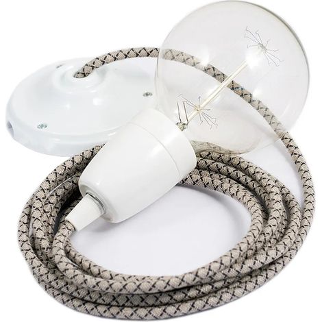 Lampada a sospensione creative-cables rd64 lozenge porcellana 20 cm (1/3)