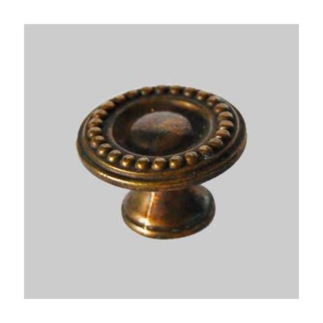 Pomolo per mobili 6015 30 mm - patinato antico