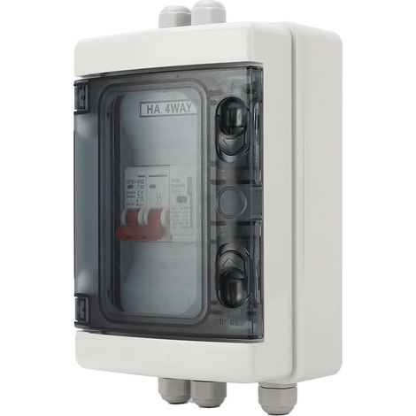 Boîtier de Commutation Étanche IP65 500V avec Disjoncteur 32A pour Installation Extérieure (1/5)