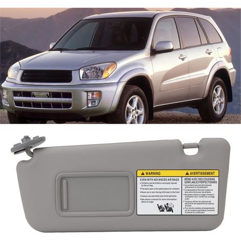 GARRYFIZH Pare-soleil multifonctionnel gauche (côté conducteur) avec miroir de maquillage intégré, référence 7432042420B0, pour RAV4 2004-2005